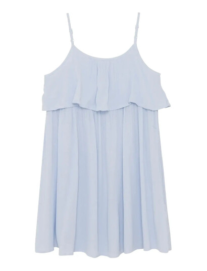 Creamie Dress Crepe Blue 110 Creamie Dress Crepe Blue 110