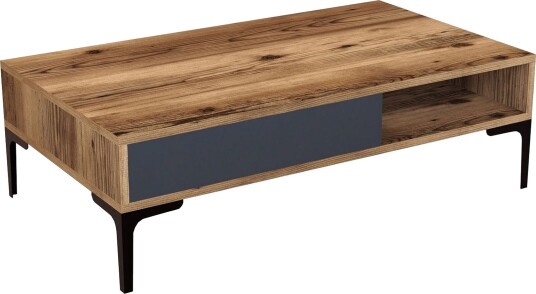 Hommaz Sofabord 105x32,6x105 cm - Brun