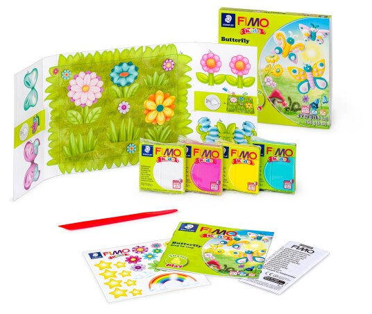 Staedtler Set Mod. clay Fimo kids F&P Butterf