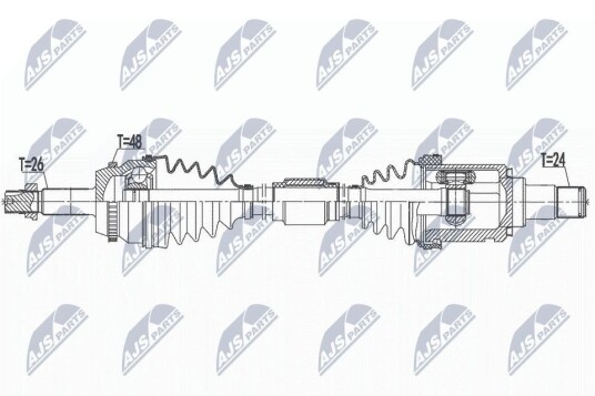 Nty Drivaksel NTY NPW TY 172 Nty Drivaksel NTY NPW TY 172