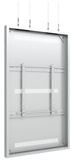 Multibrackets M Pro Series - innhegning - for digitalt skiltingspanel - kabel, medium - hvit