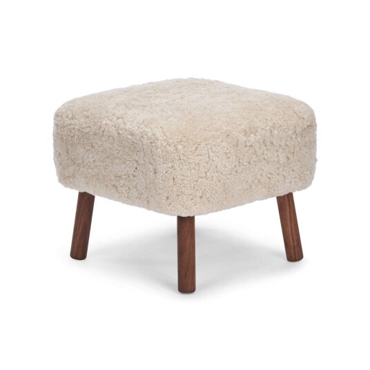 Natures Collection Emil fotskammel Korthåret Beige Valnøtt