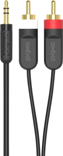 Exibel RCA-lydkabel stereo til dobbel RCA, 1,5 m