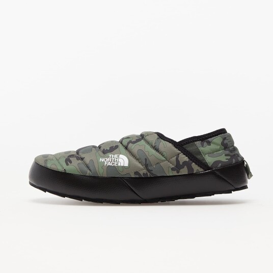 The North Face Men's ThermoBall Traction Mule V 40.5, Thyme Brushwood Camo Print/Thyme The North Face Men's ThermoBall Traction Mule V 40.5, Thyme Brushwood Camo Print/Thyme