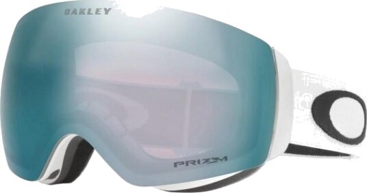 Oakley Flight Deck M Matte White W/Prizm Snow Iced Iridium OS