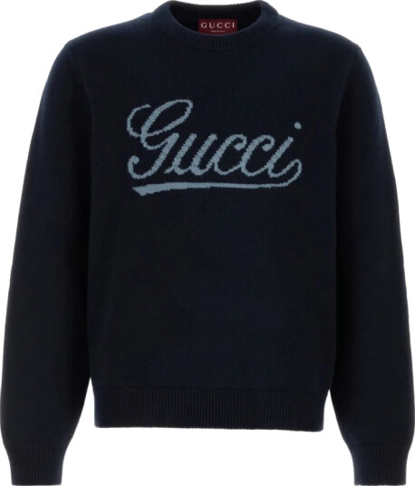 Gucci Herre Strikkevarer Blå L,