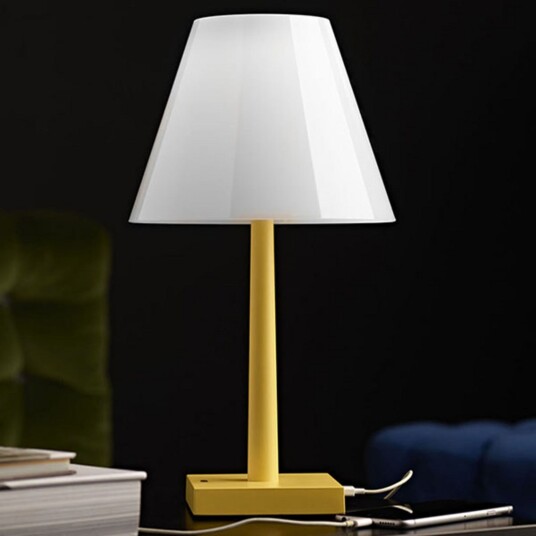Bordlampe Rotaliana Dina+ dimmbar Gul Stue Metall Design 37 Gul