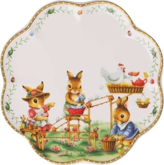 Villeroy & Boch Annual Easter årsutgave 2026 tallerken 22,5 cm multi