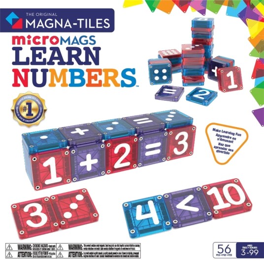 Magna Tiles Learn Numbers 56 Pcs Magna Tiles Learn Numbers 56 Pcs