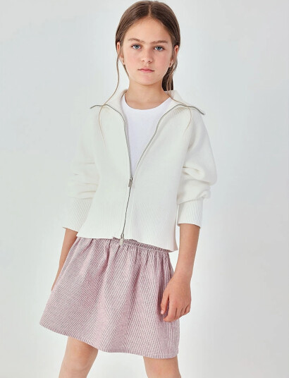 Boboli Knitwear Jacket For Girl  Bci White 92