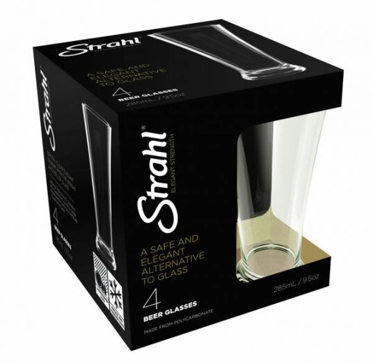 Strahl Ølglass 285ml 4pk Strahl Ølglass 285ml 4pk