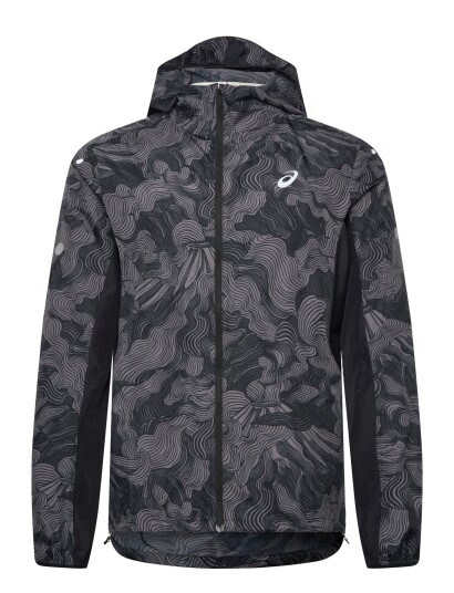 Asics Fujitrail Packable Jacket Black M Asics Fujitrail Packable Jacket Black M