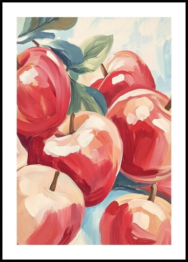 Apples Painting Plakat Plakat / 30x40cm