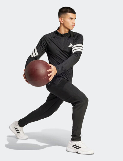 adidas Performance Gym+ 3S 1/4 Zip - Black - XL