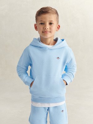Gant Kids Hettegenser Shield Hoodie Sky Blue 110