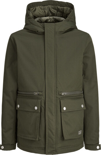 Jack & Jones Jjewolf Parka Jacket Sn Jnr Khaki green 176