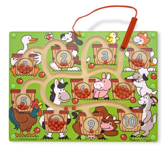 Melissa & Doug Magnetisk labyrint -Tell til 10
