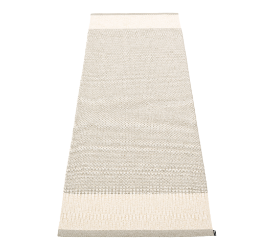 Pappelina Edit matte lin vanilje stone metallic 85x260 cm