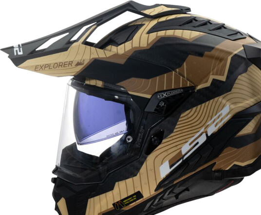 LS2 Adventurehjelm MX701 Explorer C Brun LS2 Adventurehjelm MX701 Explorer C Brun
