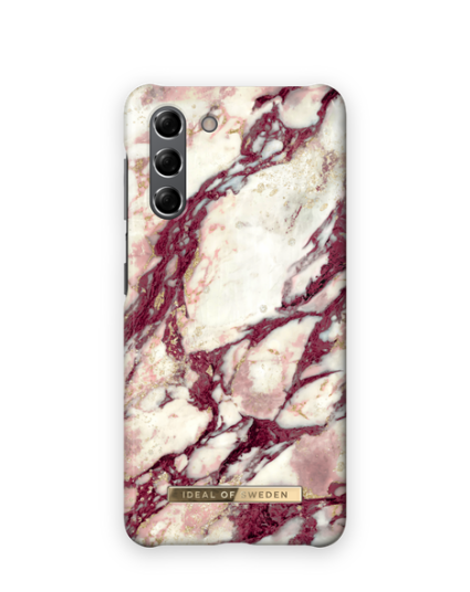 iDeal of Sweden Fashion Case Galaxy S21 Calacatta Ruby Marble