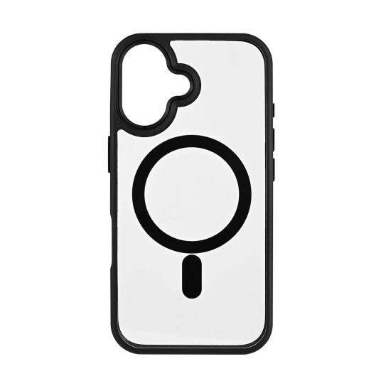 ONSALA Ryggstøtfanger Clear Case MagSerie iPhone 16 Clear Case Svart