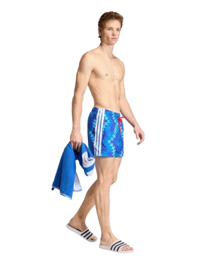 Adidas Performance Fb Aop Sh 5In Blue S Adidas Performance Fb Aop Sh 5In Blue S