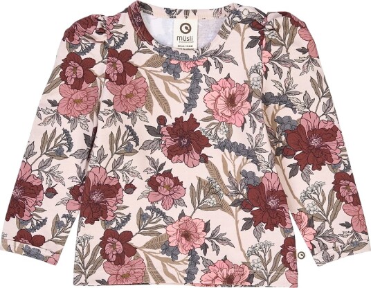Müsli Genser   Baby   Bliss Puff   Nightingale/Root/Nostalgia Ro   Müsli   1 år 80   Genser   Rosa