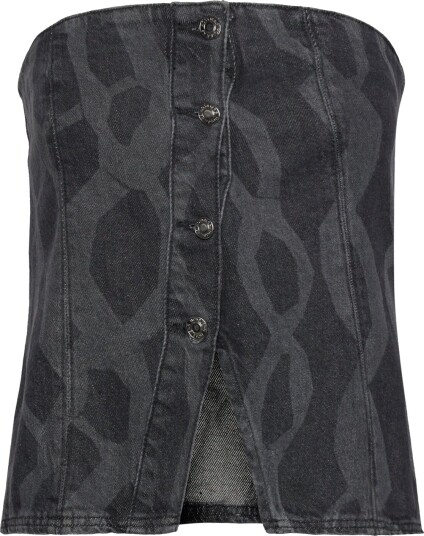 Hosbjerg Mickie Denim Top Grey XL Hosbjerg Mickie Denim Top Grey XL