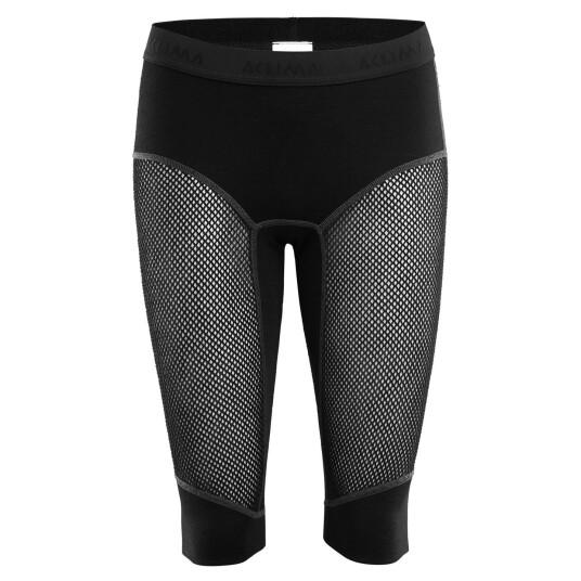 Aclima WoolNet Long Shorts Women XL, Jet Black