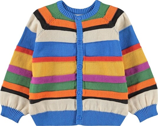 Molo Cardigan Strikk Brody Stripete farger Molo 1½ år 86 Cardigan
