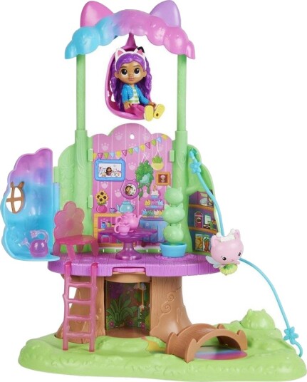 Gabbys Dollhouse Gabby´s Dollhouse Lekesett Kitty Fairy'S Trehytte