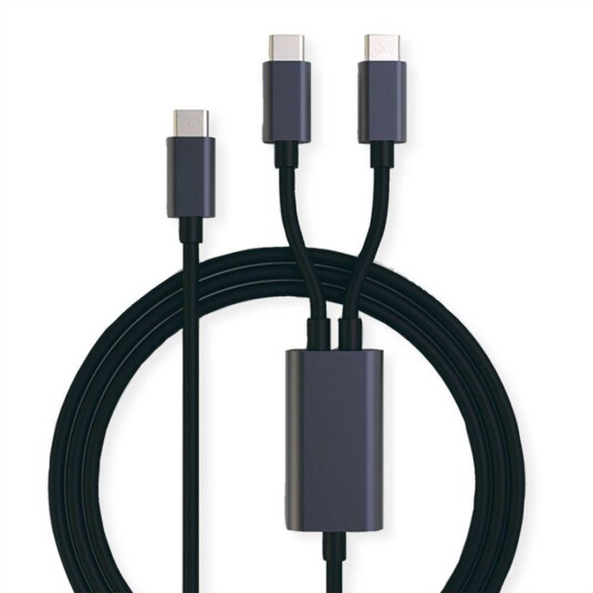 Roline USB 2.0 Y splitter Lading Roline USB 2.0 Y splitter Lading
