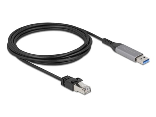 Delock Usb Lan Cable Usb Type A To Rj45 Gigabit Ethernet 3 M Usb Type A Rj 45 3 M Anthracite 60757