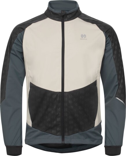 Hellner Men's Sårjås XC Ski Jacket Stormy Weather/Asphalt/Off White Stormyweather/Asphalt/Offw XXL