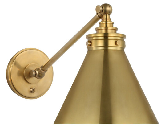 Parkington vägglampa antik mässing Parkington vägglampa antik mässing