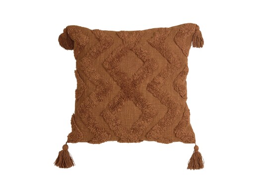 Cora Putetrekk 48x48 cm Cognac