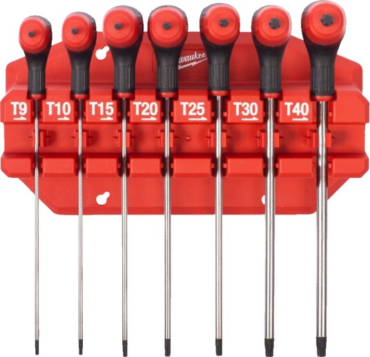 Milwaukee Torx Nøkkelsett 7 Deler Milwaukee Torx Nøkkelsett 7 Deler