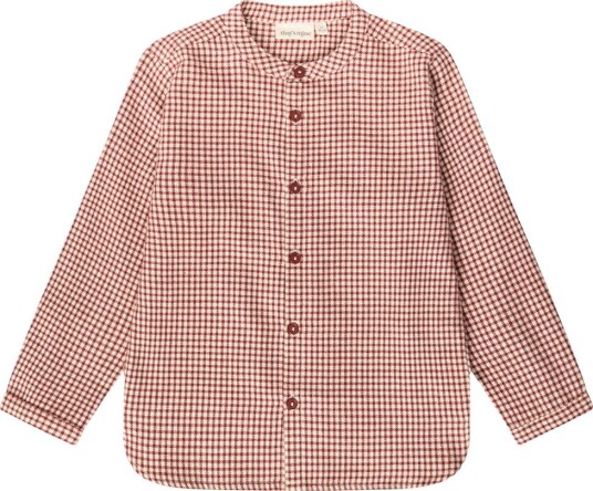 That"s Mine Hugo Shirt Burgundy 80CM/12M