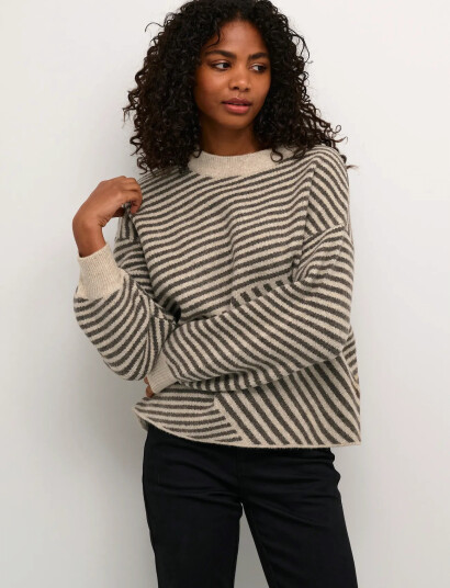 Kaffe Kaverana Knit Pullover - Grey - XS