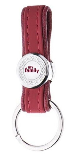 MyFamily Bilbao Keyring Red