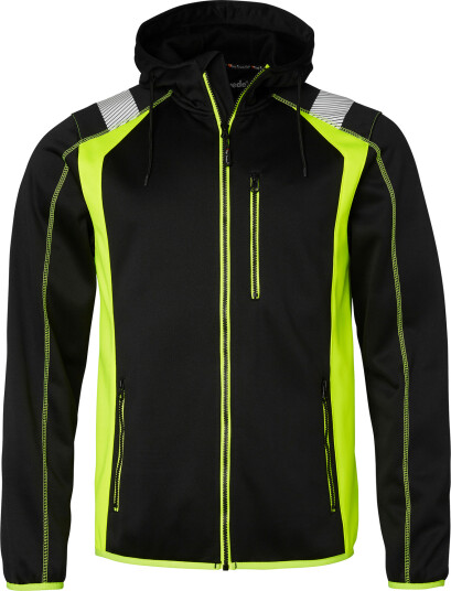 Top Swede 276 Svette, Sort/Fluoresant Yellow, 1 Stk ,SBG-276029005 S