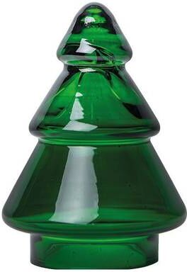 Bordpynt Juletre Vintergrønn 9,8 Cm Hadeland Glassverk