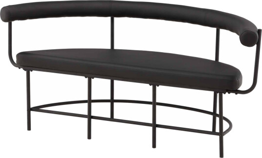 VIND Stallhagen benk x Josefin Lustig Svart/svart PU 165 x 51 cm Svart VIND Stallhagen benk x Josefin Lustig Svart/svart PU 165 x 51 cm Svart