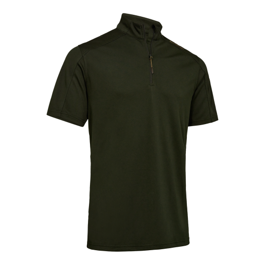 Deerhunter Climate ½ zip T skjorte med 37.5® Technology Herre Forest Ember XL
