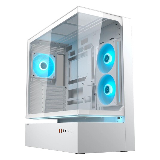 Cougar Midi Tower Cfv235 Argb Glas Weiß CGR 2DA4W