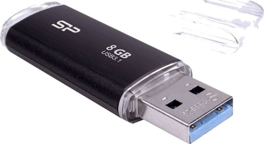 Silicon Power Blaze B02 Usb-Flashstasjon 8 Gb Usb 3.0 Usb-C Svart