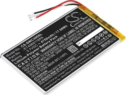 Cameron Sino Batteri For GPS Swing Caddie SC300