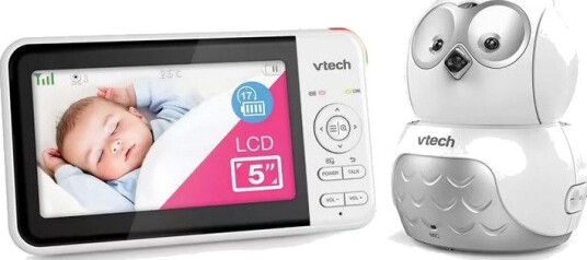 VTech Babycall Med Kamera Ugle 17 Timer 50 Meter Hvit