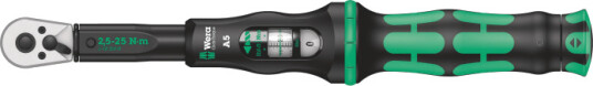 Wera Click-Torque 1/4 Momentnøkkel 2,5-25 Nm med Vendbar Skralle