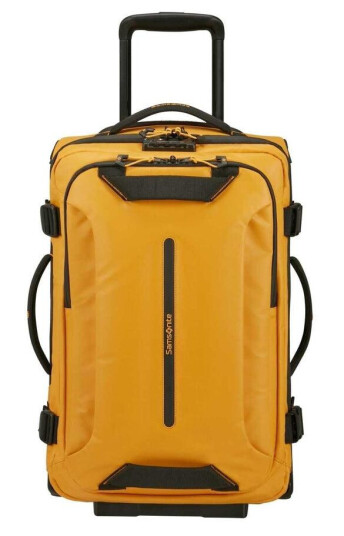 Samsonite ECODIVER Duffelbag med hjul dobbel ramme 55 cm Yellow